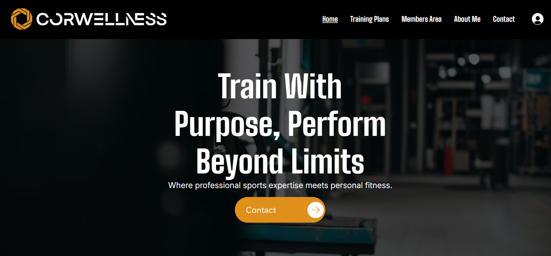 Cor Wellness Website Screenshot