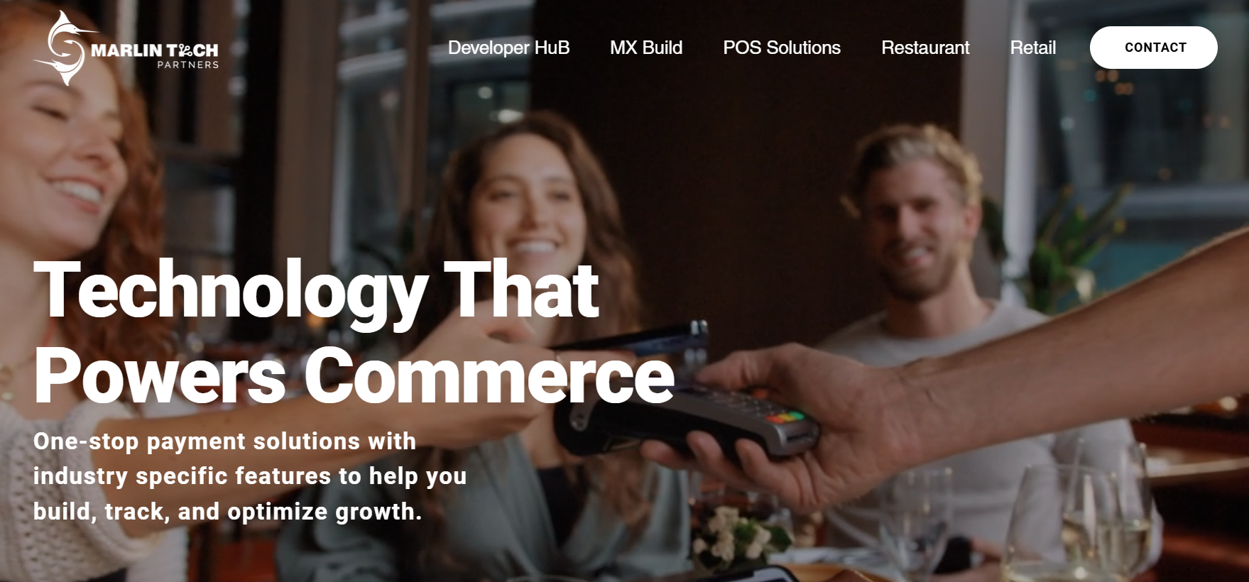 Marlin Tech Website Screenshot